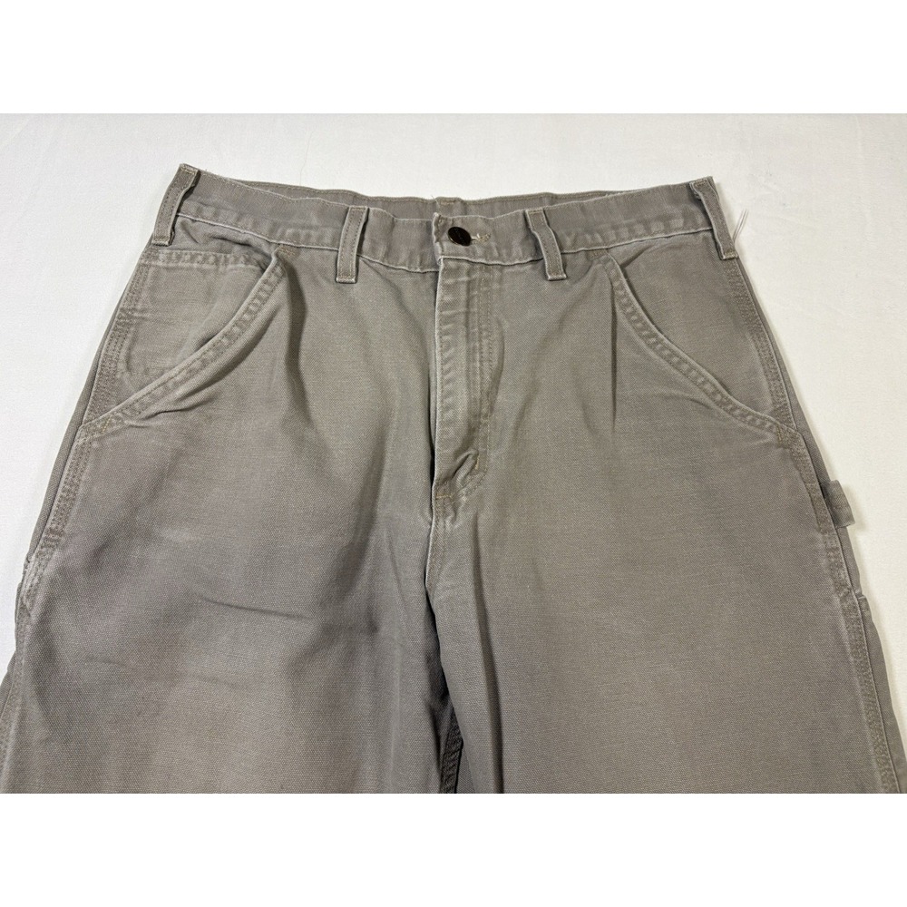 Vintage Carhartt B11 Desert Khaki Carpenter Work Pants 30 x 32 USA Made 0205 - Picture 6 of 15